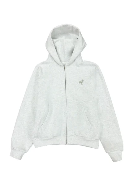 Bad Chapter BC Track Zipup Heather Grey