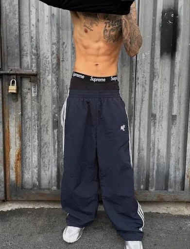 Bad Chapter Distressed Blue Sweat Pant